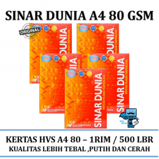 Kertas 80 gram A4 Sinar Dunia - Dus